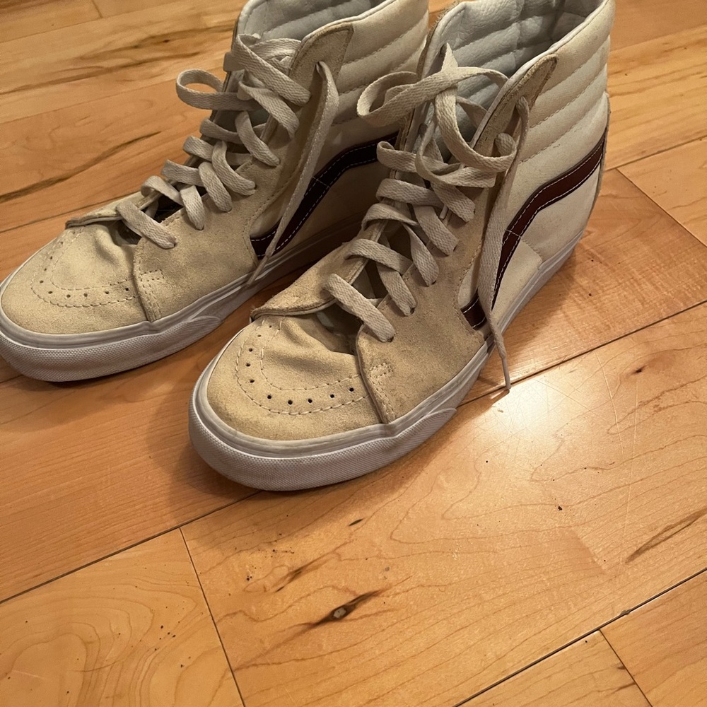 Vans White High-Top Sneakers